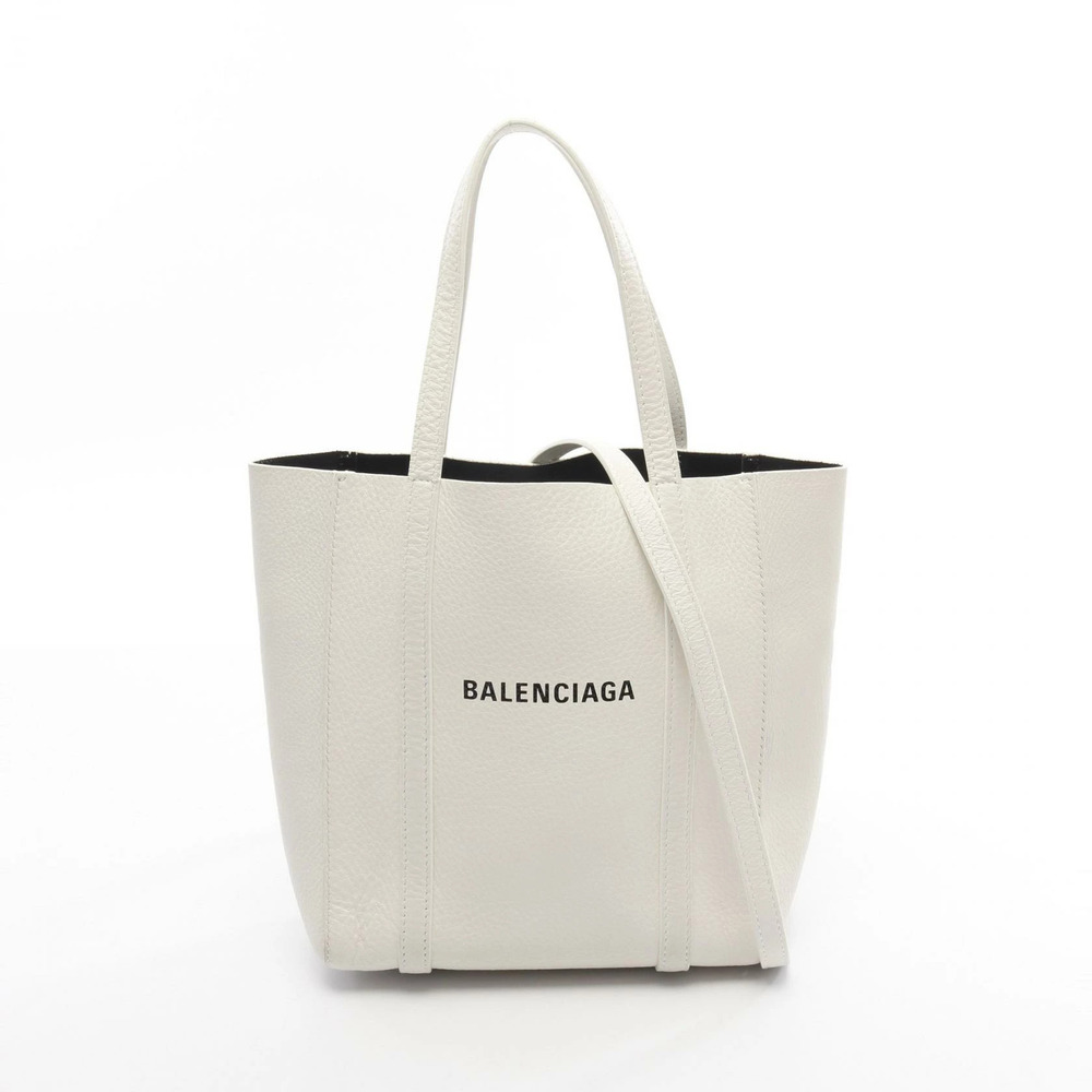 Balenciaga XXS Tote Bag Leather White